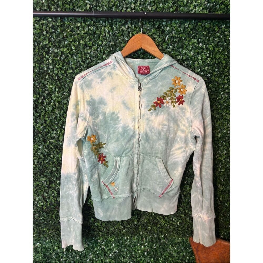Vintage Lucky Brand Embroidered Jacket Y2K Sz Small